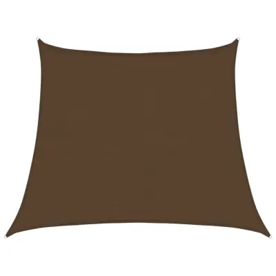 vidaXL Senčno jadro 160 g/m² rjavo 3/4x3 m HDPE