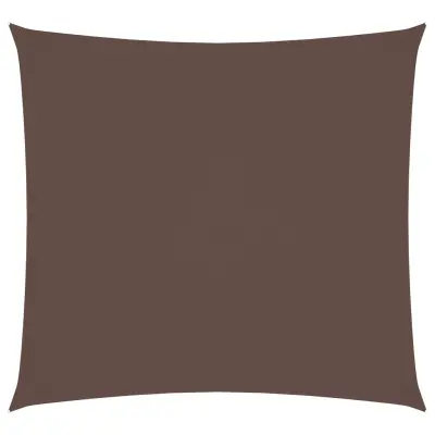 vidaXL Senčno jadro oksford blago kvadratno 2x2 m rjavo