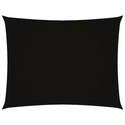 vidaXL Senčno jadro oksford blago pravokotno 2,5x4 m črno
