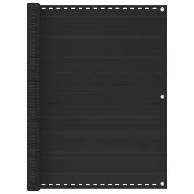 vidaXL Balkonsko platno antracitno 120x400 cm HDPE