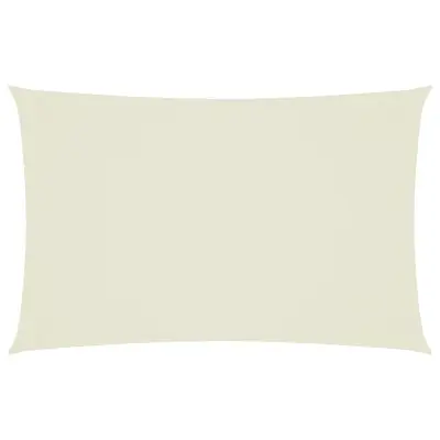vidaXL Senčno jadro oksford blago pravokotno 2,5x5 m krem