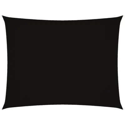 vidaXL Senčno jadro oksford blago pravokotno 2,5x3,5 m črno