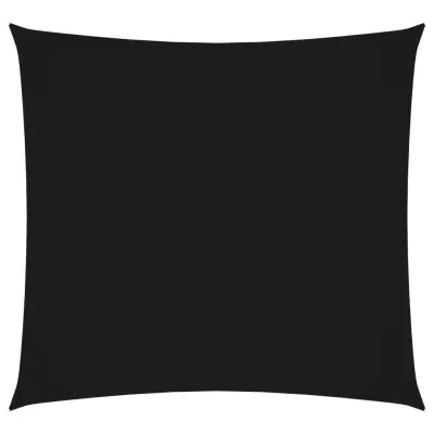 vidaXL Senčno jadro oksford blago kvadratno 5x5 m črno