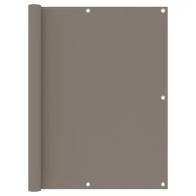 vidaXL Balkonsko platno taupe 120x500 cm oksford blago