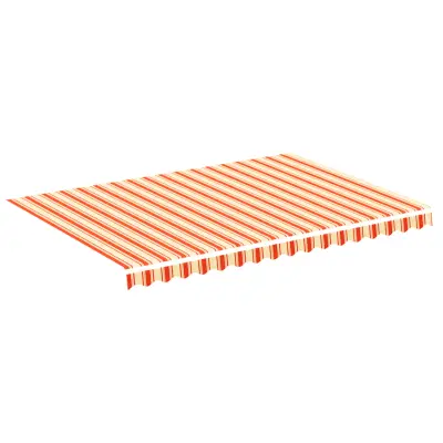 vidaXL Nadomestno blago za tendo rumeno in oranžno 3,5x2,5 m