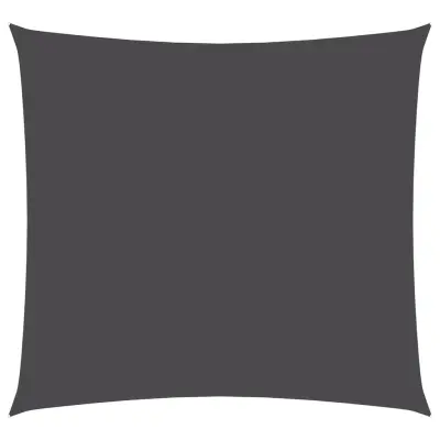 vidaXL Senčno jadro oksford blago kvadratno 3x3 m antracitno