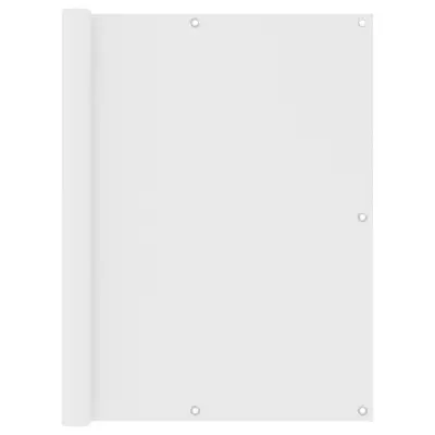 vidaXL Balkonsko platno belo 120x300 cm oksford blago