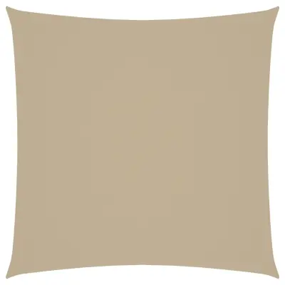 vidaXL Senčno jadro oksford blago kvadratno 2,5x2,5 m bež