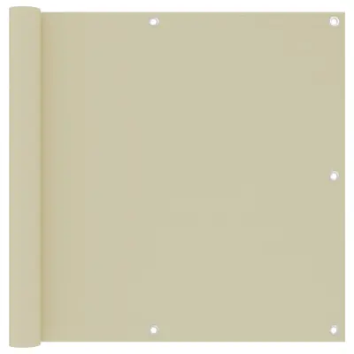 vidaXL Balkonsko platno krem 90x300 cm oksford blago