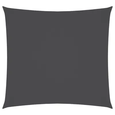 vidaXL Senčno jadro oksford blago kvadratno 6x6 m antracitno