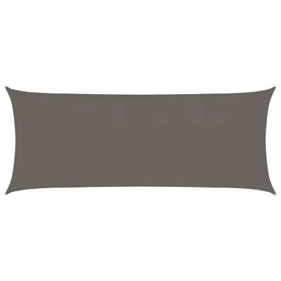 vidaXL Senčno jadro 160 g/m² antracitno 2x5 m HDPE