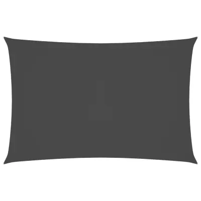 vidaXL Senčno jadro oksford tekstil pravokotno 2x4 antracit