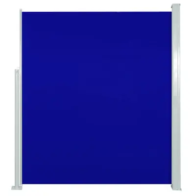 vidaXL Stranska tenda za teraso 160x300 cm modra
