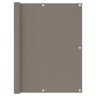 vidaXL Balkonsko platno taupe 120x400 cm oksford blago
