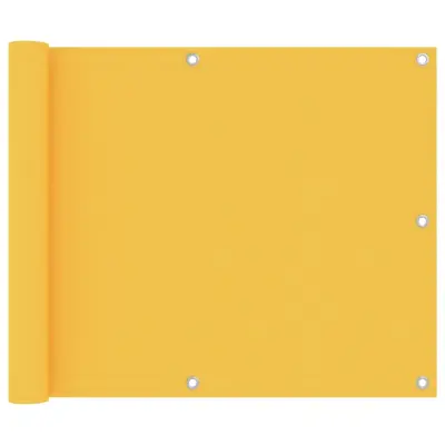 vidaXL Balkonsko platno rumeno 75x300 cm oksford blago