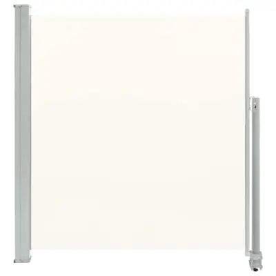 vidaXL Zložljiva stranska tenda za teraso 140x300 cm krem