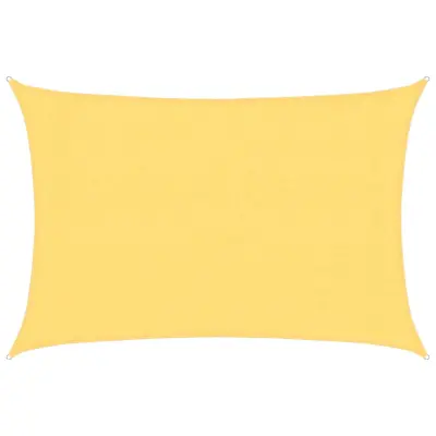 vidaXL Senčno jadro 160 g/m² bež 3x4 m HDPE