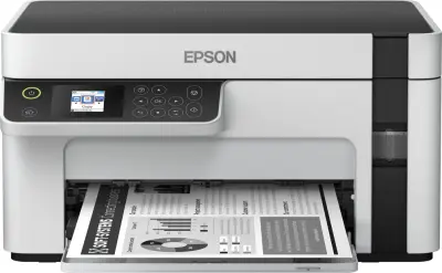 Epson Multifuncion Ecotek ET-M2120 Multifuncion Printer Injection White Monochrom