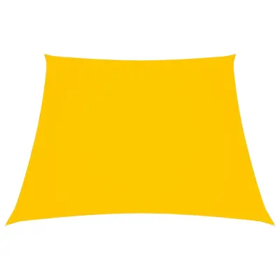 vidaXL Senčno jadro oksford blago trapez 2/4x3 m rumeno