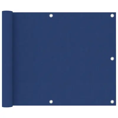 vidaXL Balkonsko platno modro 75x500 cm oksford blago
