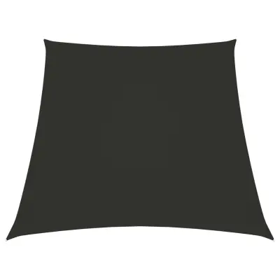 vidaXL Senčno jadro oksford blago trapez 2/4x3 m antracit