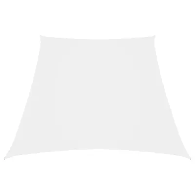 vidaXL Senčno jadro oksford blago trapez 2/4x3 m belo