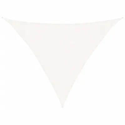 vidaXL Senčno jadro 160 g/m² belo 3x3x4,2 m HDPE