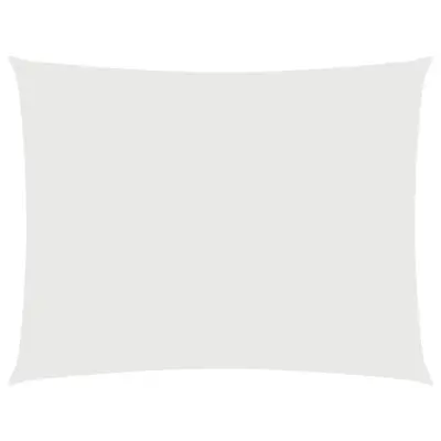 vidaXL Senčno jadro oksford blago pravokotno 4x5 m belo