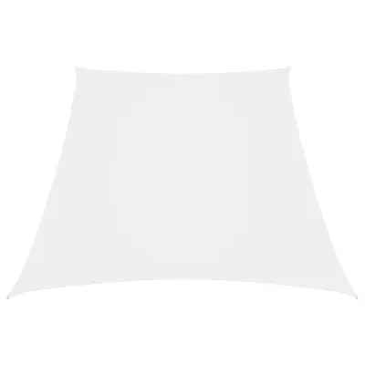 vidaXL Senčno jadro oksford blago trapez 3/4x3 m belo