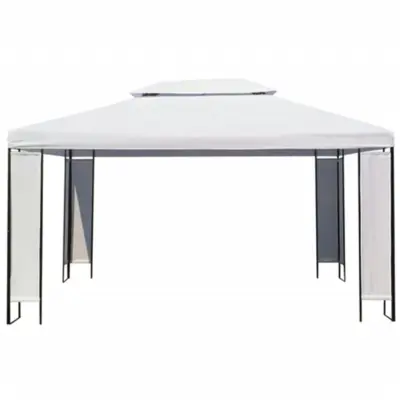 vidaXL Paviljon bele barve 3x4 m