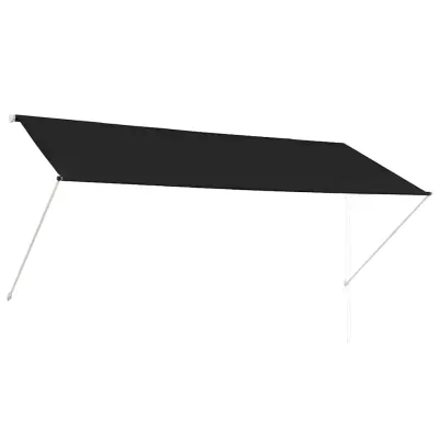 vidaXL Zložljiva tenda 300x150 cm antracitne barve