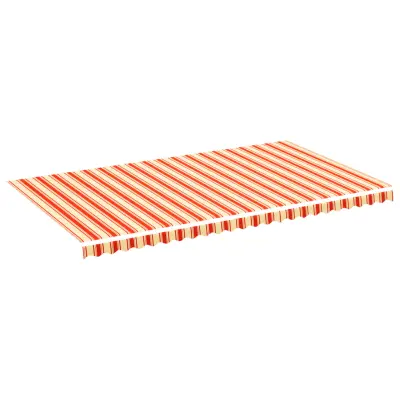 vidaXL Nadomestno blago za tendo rumeno in oranžno 6x3,5 m