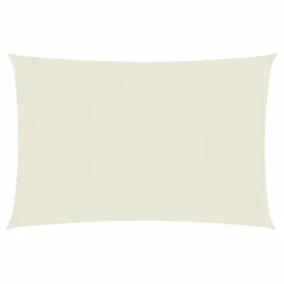 vidaXL Senčno jadro oksford tekstil pravokotno 2x4 m krem
