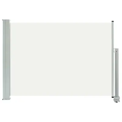 vidaXL Zložljiva stranska tenda za teraso 80x300 cm krem