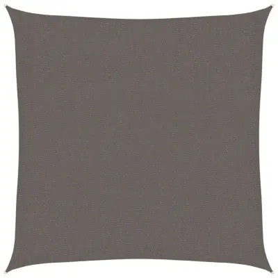 vidaXL Senčno jadro HDPE kvadratno 2x2 m antracit