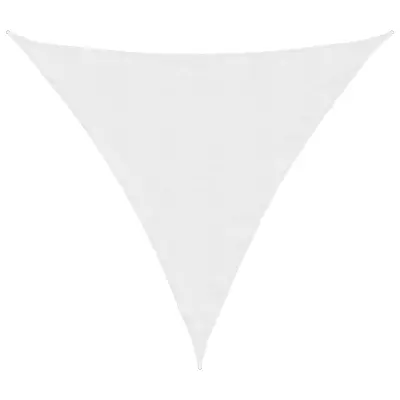 vidaXL Senčno jadro oksford blago trikotno 5x5x5 m belo