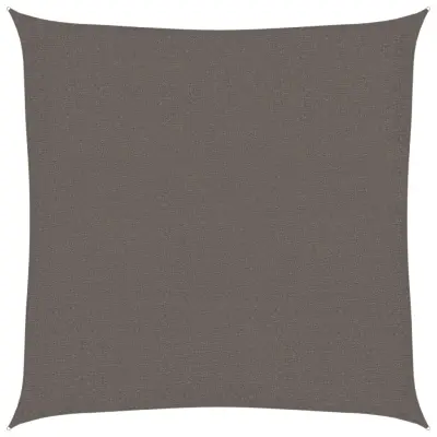 vidaXL Senčno jadro 160 g/m² antracitno 3x3 m HDPE