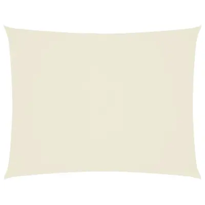 vidaXL Senčno jadro oksford blago pravokotno 2x3,5 m krem