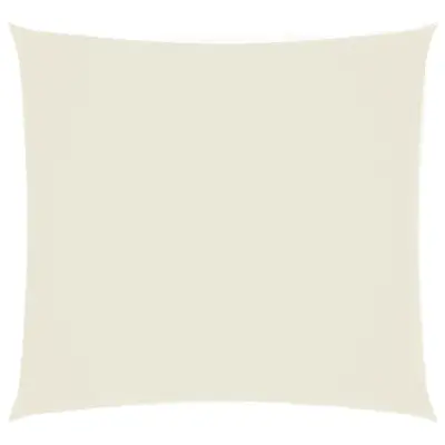vidaXL Senčno jadro oksford blago kvadratno 2,5x2,5 m krem