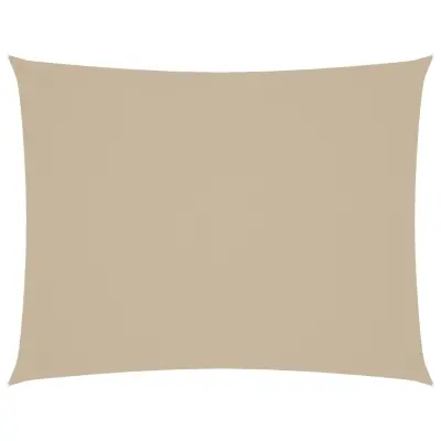 vidaXL Senčno jadro oksford blago pravokotno 3x4,5 m bež