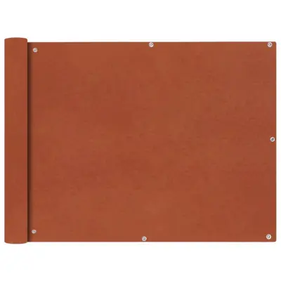 vidaXL Balkonsko Platno Oksford Tekstil 90x400 cm Terakota