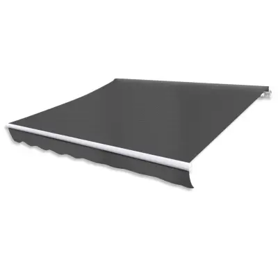 vidaXL Ročno zložljiva tenda 300 cm antracit