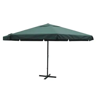 vidaXL Senčnik Zelene Barve Aluminij 500 cm