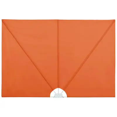 vidaXL Zložljivo stransko platno za teraso terakota 300x150 cm