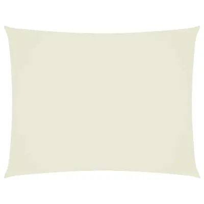 vidaXL Senčno jadro oksford blago pravokotno 3x6 m krem