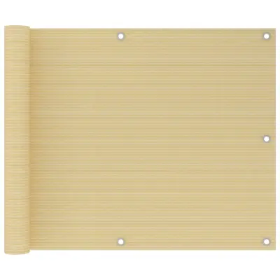 vidaXL Balkonsko platno bež 75x300 cm HDPE