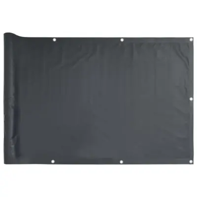vidaXL Balkonsko platno antracitno 75x500 cm oksford blago