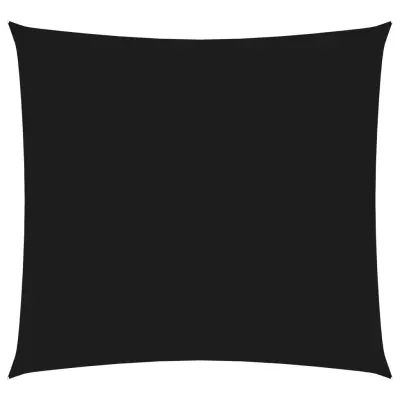 vidaXL Senčno jadro oksford blago kvadratno 3x3 m črno