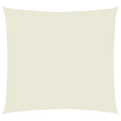 vidaXL Senčno jadro oksford tekstil kvadratno 3,6x3,6 m krem