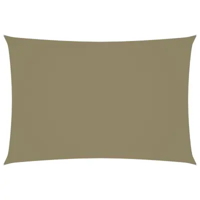 vidaXL Senčno jadro oksford blago pravokotno 2,5x4,5 m bež